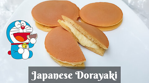 Japanese Dorayaki Pancake | জাপানিজ পেনকেক ডোরা ইয়াকি | Japanese Dorayaki Filled With Creme Custard