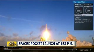 SpaceX launching rocket today at 1:38 p.m.