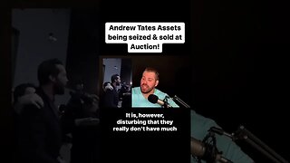 Andrew Tates Assets are being Seized & Sold at Auction! #shorts