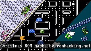 top #nes Christmas hacks as found on #romhacking.net