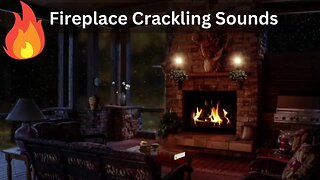 Cozy Up and Relax with the Soothing Sound of Crackling Fireplace 🔥