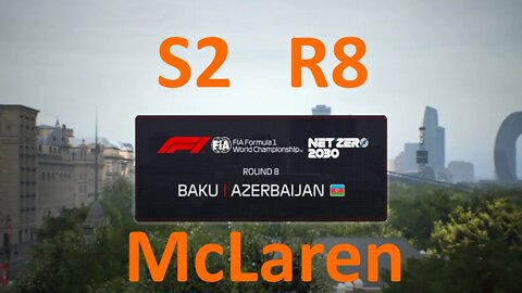 F1 Manager 2022 Season 2 Team McLaren Race 8