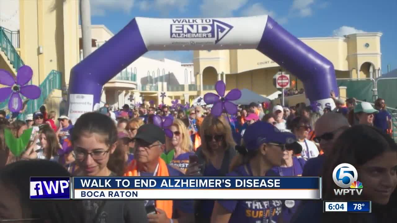 Walk to End Alzheimer's Disease held in Boca Raton