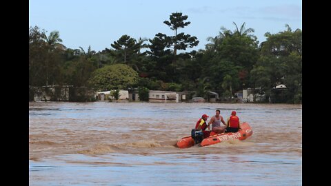 Record flooding hits East Coast of Australia.