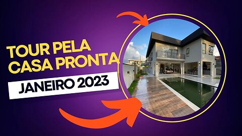 Tour da Obra #7 - Casa de 431m² praticamente pronta na Granja Viana - Status em Janeiro/2023