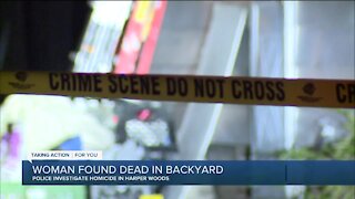 Woman found dead in backyard in Harper Woods