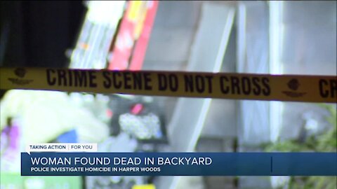 Woman found dead in backyard in Harper Woods