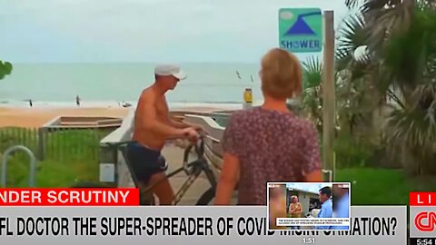 CNN Corners Shirtless Florida Doctor On White House List Of 12 'Disinformation' Pushers