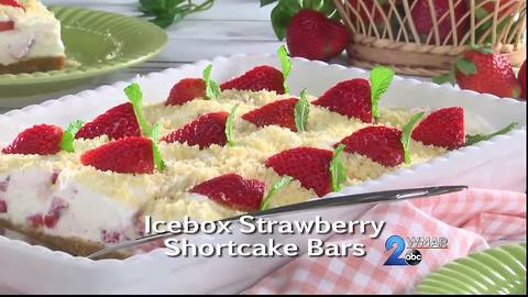 Mr. Food - Icebox Strawberry Shortcake bars