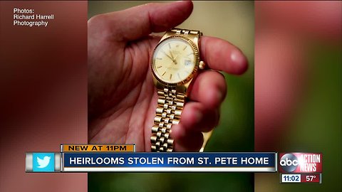 St. Pete woman's jewelry stolen from home while she was two doors down taking care of her mother