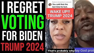 More People are Waking Up, "I Regret VOTING for Joe Biden." #trump #donaldtrump