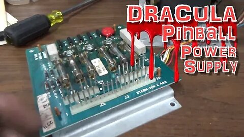 Powering Up A Dracula Pinball That's Been In The Tomb For 25 Years - Signs Of Life