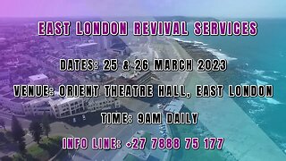 East London, South Africa Revival with Dr. Ian Ndlovu