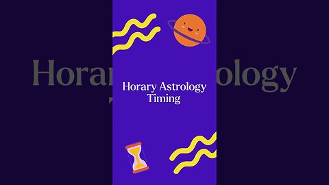 Timing in Horary Astrology #horaryastrology #astrologyshorts #shorts