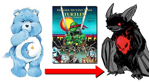 How TMNT Turned Care Bears to Terror Bears (Palladium Ninja Turtles RPGs and The Night Terrors)