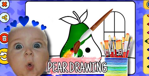 How to draw a pear 🍐|easy step by step pear drawing|#drawingboy