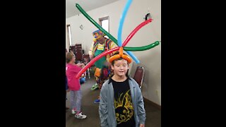 Porcupine hat balloon tutorial