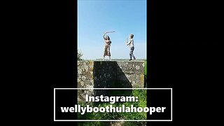 Clare: The Welly-Boot Hula Hooper ‐ YouTube Shorts - MrSheltonTV #HulaHooping #Shorts