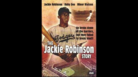 The Jackie Robinson Story (1950) [Colorized, 4K, 60FPS]