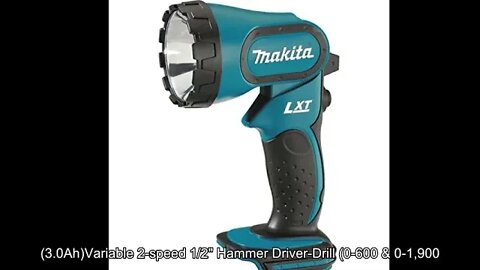 Makita XT505 18V LXT Lithium-Ion Cordless 5-Pc. Combo Kit (3.0Ah)