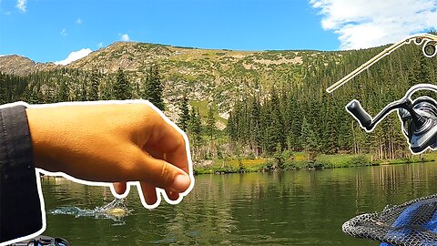 Fishing Three Alpine Lakes in One Day for Colorado Alpine Brook Trout! Hot Spinner Bite in the Rain!