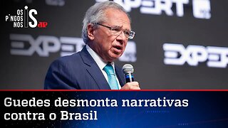 Guedes: "Brasil está condenado a crescer; não acreditem nas narrativas"