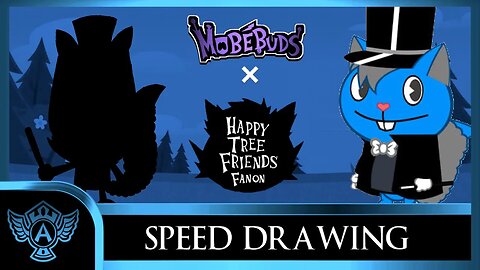 Speed Drawing: Happy Tree Friends Fanon - Bargan | Mobebuds Style