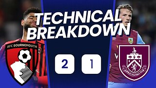 Bournemouth 2-1 Burnley technical analysis