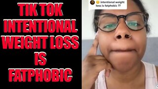 Intentional Weight Loss is FaTpHoBiC Tik Tok Edition Live 5/10/22 1 pm EST
