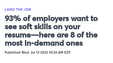 93% of employers want to see soft skills on your resume—here are 8 of the most in-demand ones