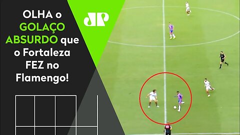 GOLAÇO À LA MESSI! David Luiz é "ENTORTADO" e Flamengo leva GOL ABSURDO de Pedro Rocha, do Fortaleza