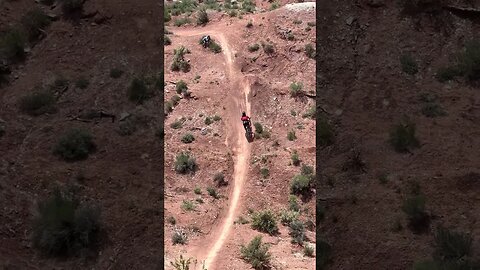 Dropping in!! Nephi's Twist goes hard. Full St. George eBike feature on main profile #emtb #ytshorts