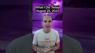 A day in the life of a full time crypto YouTuber and musician August 25, 2023 with Jerry Banfield