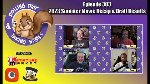 Episode 303 - 2023 Summer Movie Recap & Draft Results