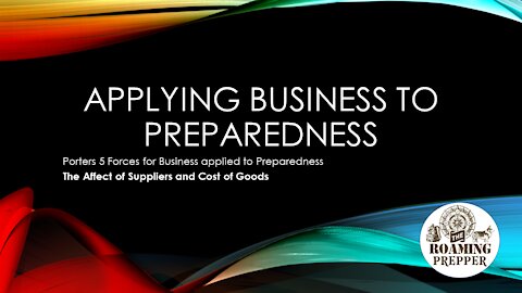 Business Preparedness - The Effect of Suppliers and how to manage it