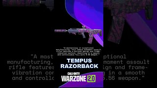 BEST Tempus Razorback Loadout in Warzone 2 😲 #shorts