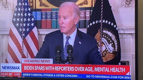 Breaking Biden Mentally unstable