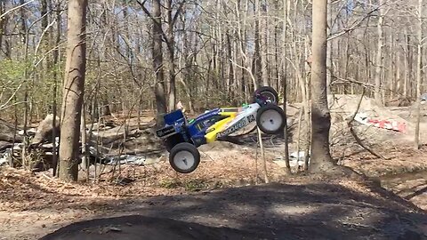 Huge Air With RC10B4.2 At IPSWICH BMX Trails