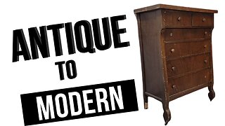 Antique to Modern Dresser/ASMR No Talking Video