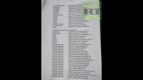 Azov nationalist staff list discovered in an abandoned armored personnel carrier