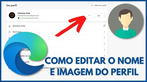 COMO EDITAR O NOME E IMAGEM DO PERFIL NO MICROSOFT EDGE