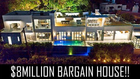 $8MILLION BARGAIN HOLLYWOOD MANSION!