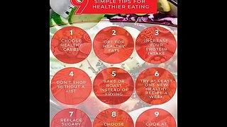 9 SIMPLE TIPS FOR HEALTHIER EATING