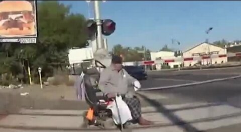 California police officer saves man from getting hit by train