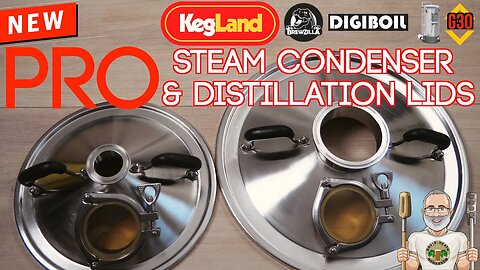 Pro Steam Condenser & Distillation Lid For HomeBrewers