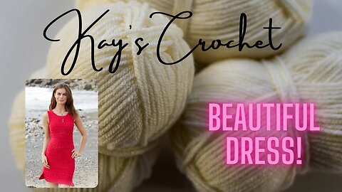 Kay's Crochet Belladonna Dress by Garnstudio
