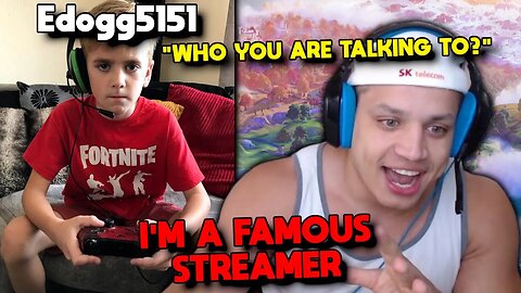 Tyler1 Talks With a Kid in Fortnite