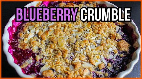 How To Make Blueberry Crumble | Simple And Delicious Recipe | Jordinner