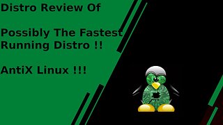 Possibly The Fastest running Distro Of Linux !!!!