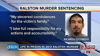 Life in prison in 2013 Ralston murder